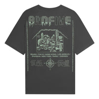 Li-Ning BadFive Graphic Loose Fit T-shirt 'Grey' AHSS733-6
