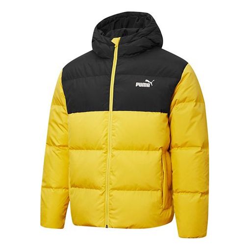 PUMA Puffer Down Jacket 'Yellow Black' 530695-99
