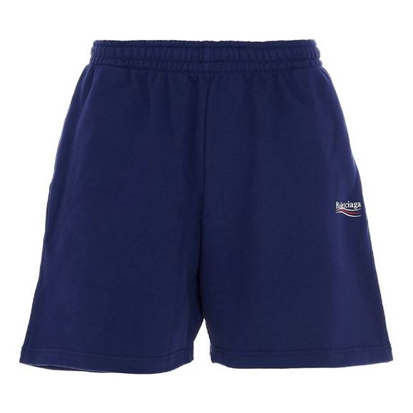 Balenciaga Political Campaign Short 'Blue' 641608TIV531195