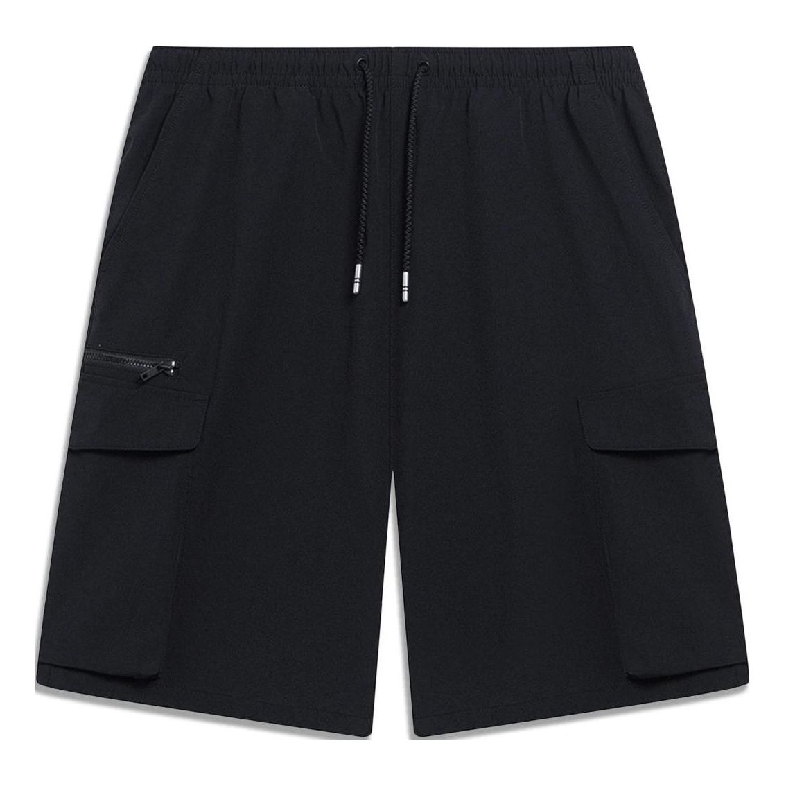 Li-Ning Lifestyle Cotton Shorts 'Black' AKST071-2