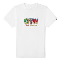 Vans Men's Artist Printed Print Men's White VN0A4P5MWHT