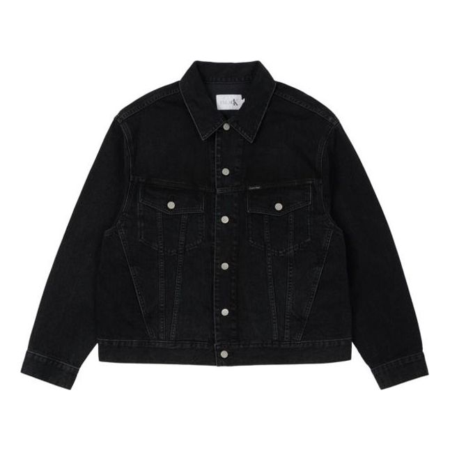 Palace X Calvin Klein Relaxed Trucker Denim Jacket 'Black' 40302UC-002