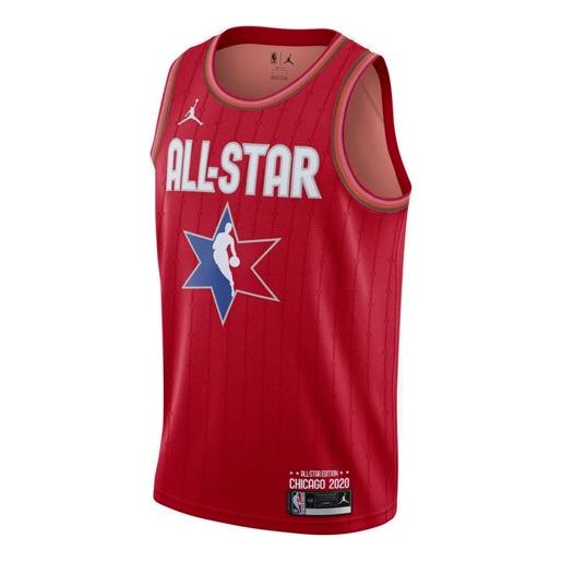 Air Jordan NBA Swingman Jersey All-Star Edition NBA2020 Jersey For Men Red CJ1063-666