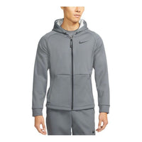 Nike logo zipped hooded jacket 'Grey' DD2125-068