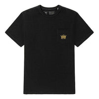 Vans x Dan Lacey Off The Wall Pocket T-Shirt 'Black' VN0A7PIWBLK