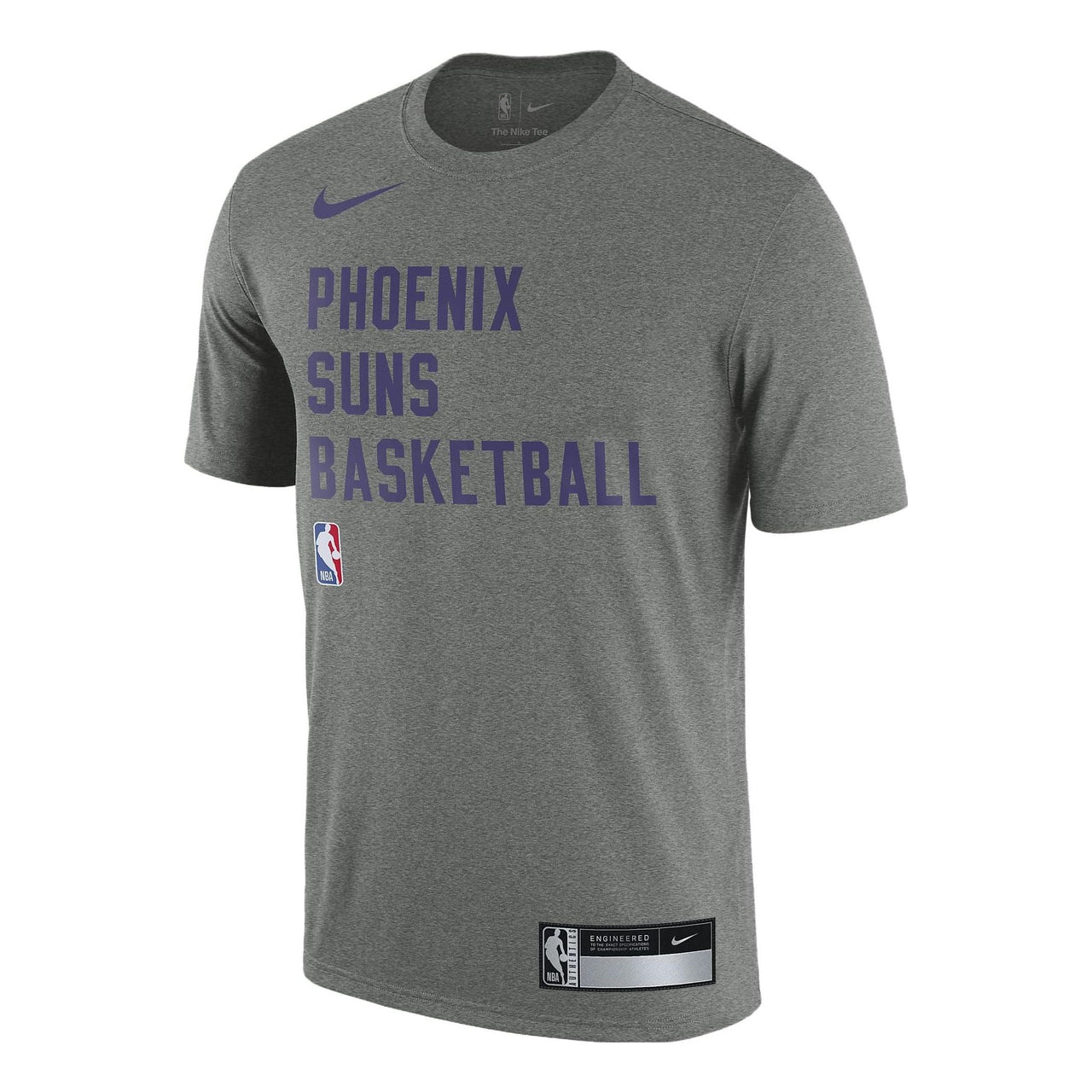 Nike x NBA Phoenix Suns Dri-FIT Practice T-shirt 'Grey' FJ0186-063