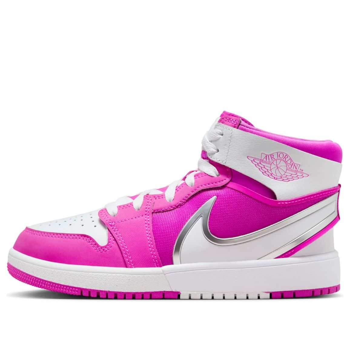(GS) Air Jordan 1 Mid RM EasyOn 'White Fire Pink' FQ1281-601