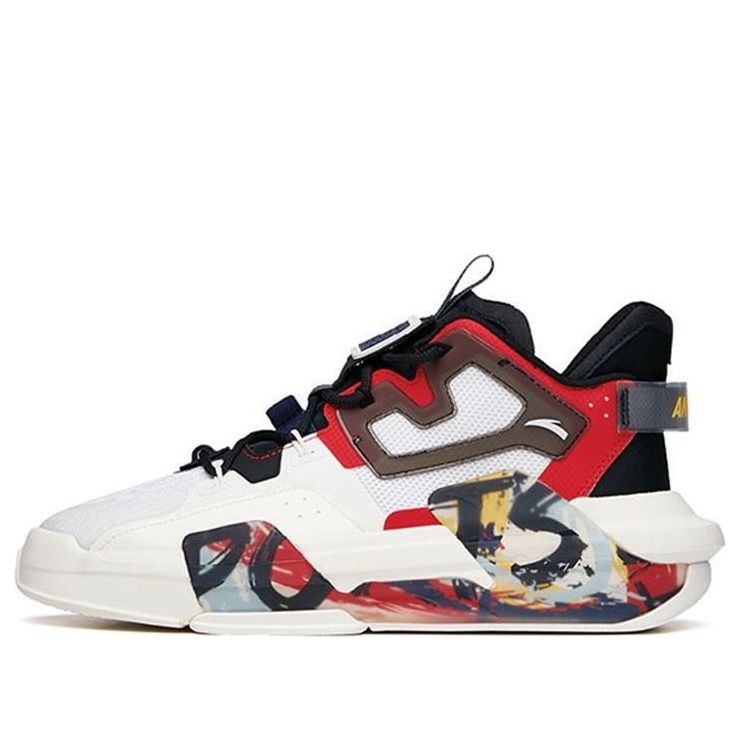(WMNS) ANTA Badao 3 'White Black Red' 122138081S-3