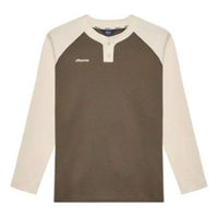 Mizuno Heritage Long Sleeve Shirt 'Beige' D2CA34H1
