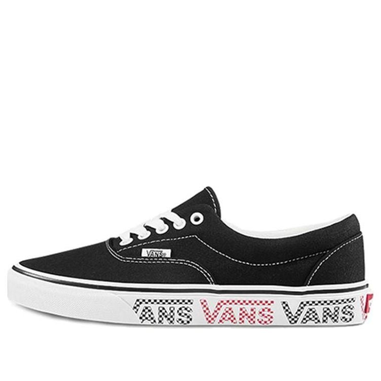 Vans The Era Checker Logo Black VN0A38FRWQ0