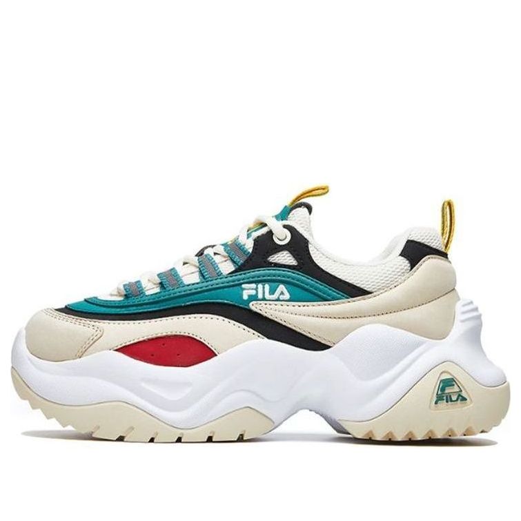 (WMNS) Fila Pose Ray Platform Chunky Sneaker White/Green T12W014201FAD