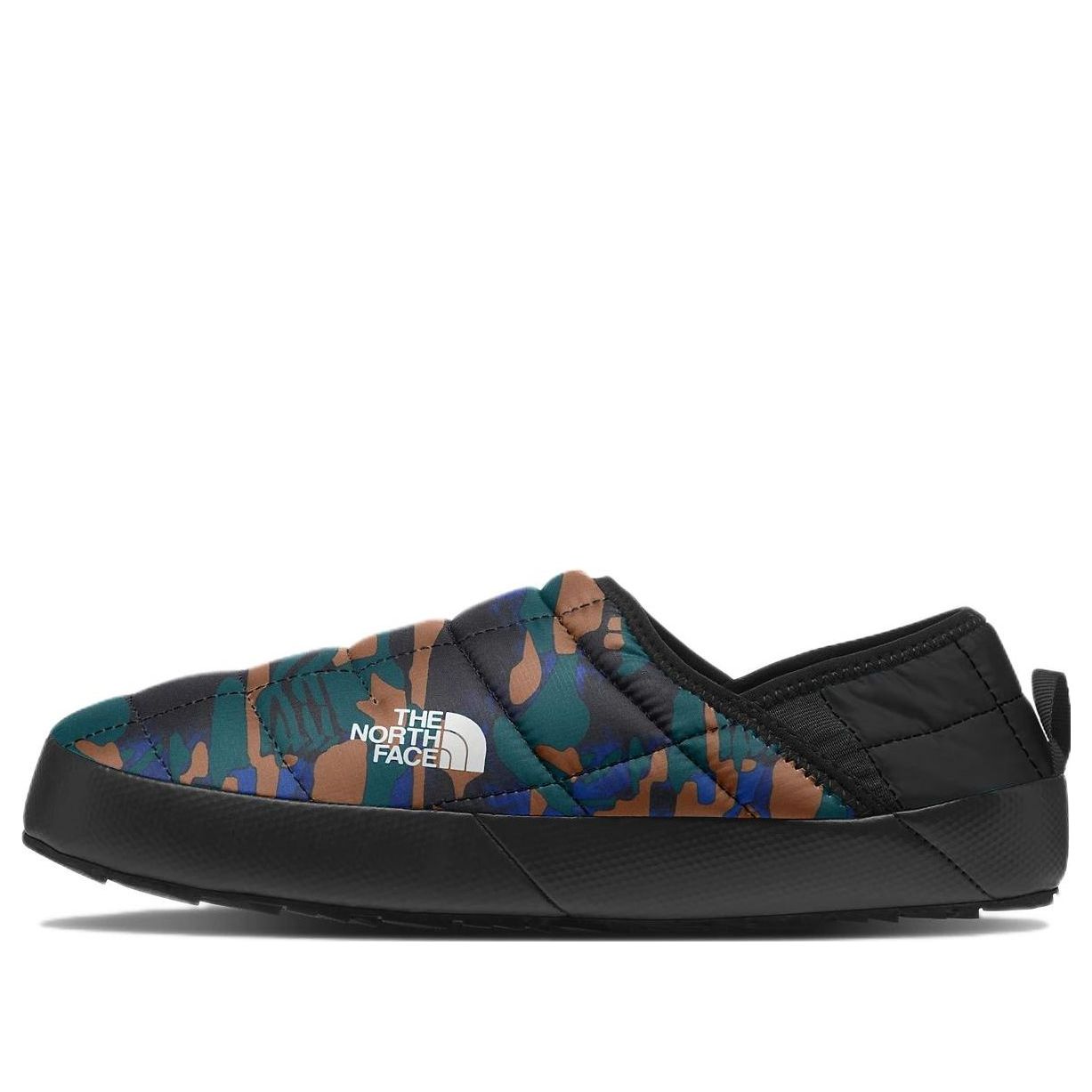 THE NORTH FACE ThermoBall Traction Mules V 'Black Brown Green' NF0A3UZN-9ZP