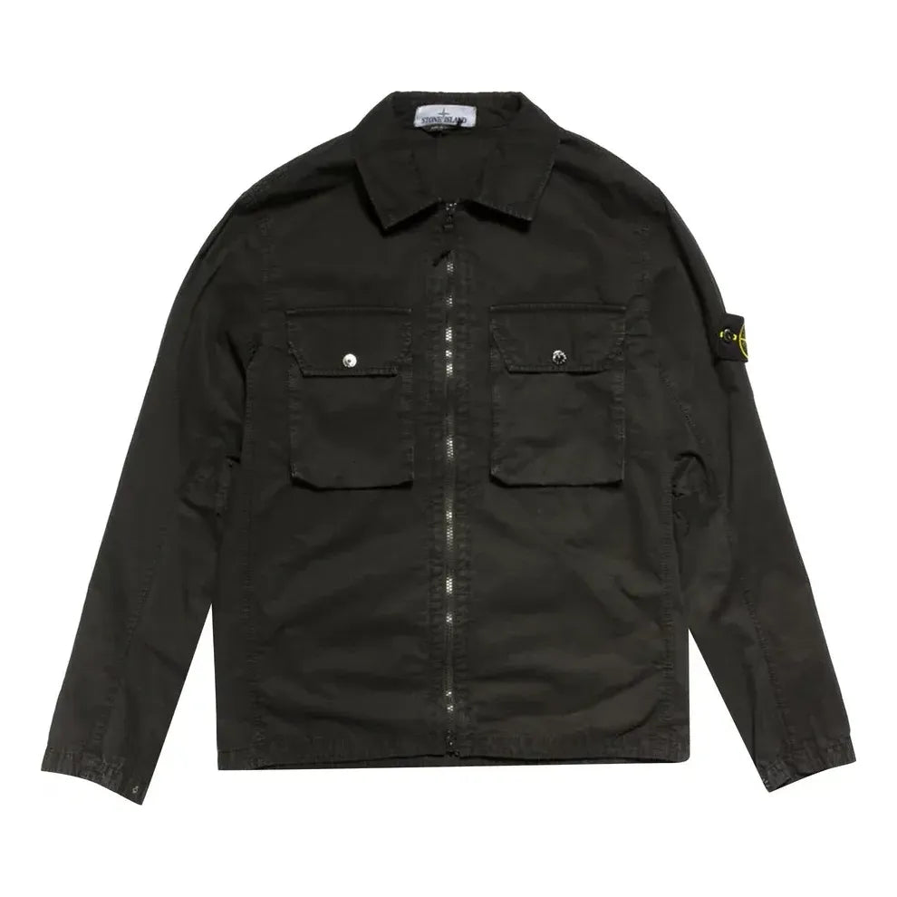 STONE ISLAND 2 Pocket Shirt Jacket 'Black' 7515113WN-V0129