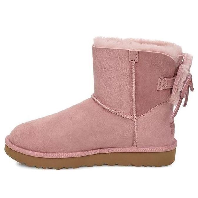(WMNS) UGG Classic Dudble Bow Mini 'Pink' 1103652-PCRY