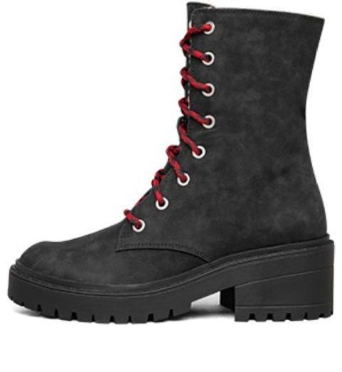 (WMNS) Skechers Modern Comfort Winter High-Top Martin Boots Black 167059-BKNT