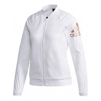 (WMNS) adidas Logo Printing Casual Sports Jacket White DN3167