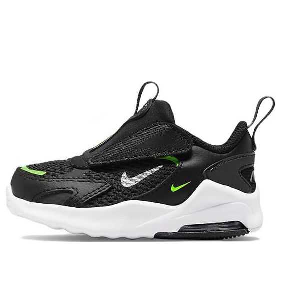 (TD) Nike Air Max Bolt Low-Top Running Shoes Black/White CW1629-006