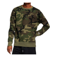 Nike Casual Sports Fleece Crew Neck Pullover Men's Olive Green CN5374-222