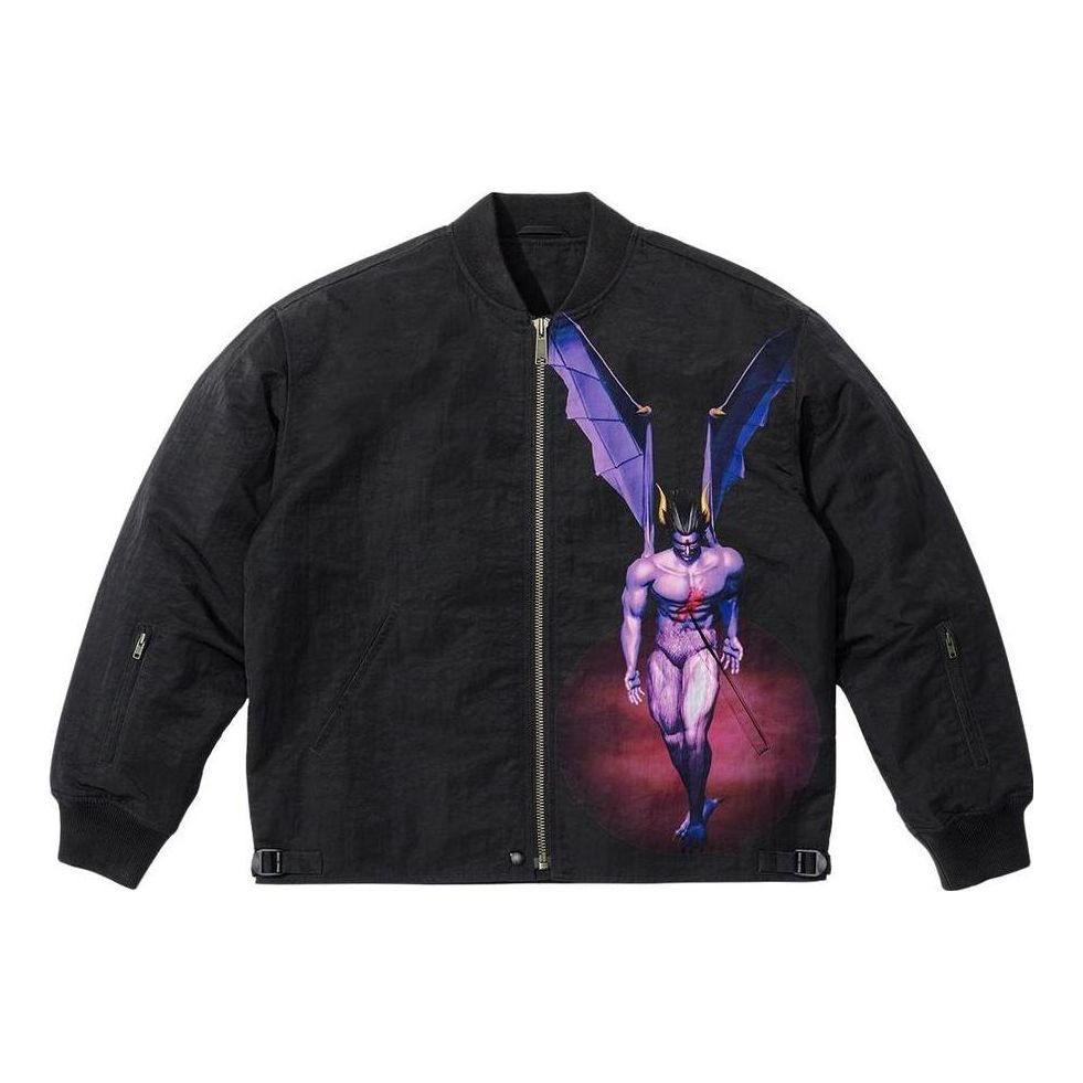 Supreme x Yohji Yamamoto Nylon Bomber Jacket 'Black Multi-Color' SUP-FW22-255