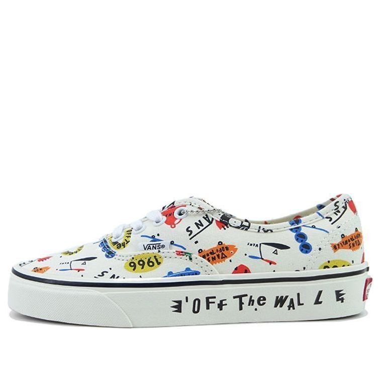 Vans Authentic Low Tops Skateboarding Shoes Creamy White Creamwhite VN000QERYQ1