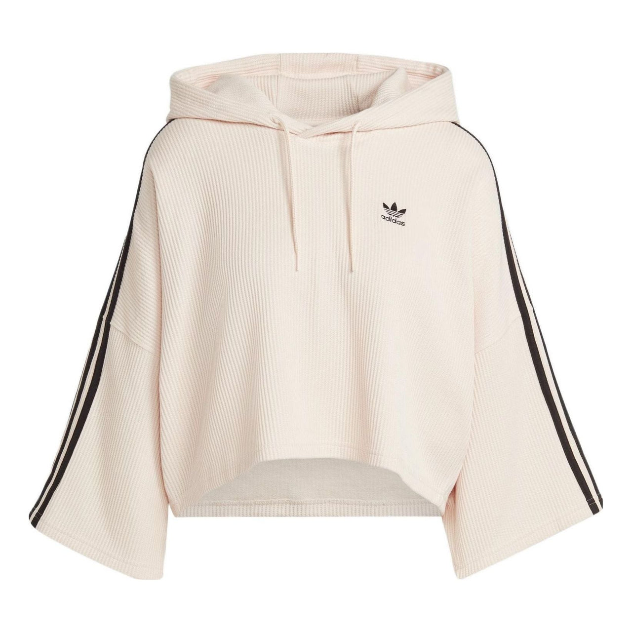 (WMNS) adidas Crop Hoodies 'Beige' IC5461