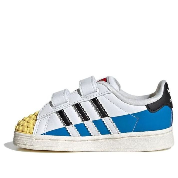 (TD) adidas Superstar x LEGO 'White Yellow Blue' IF2913