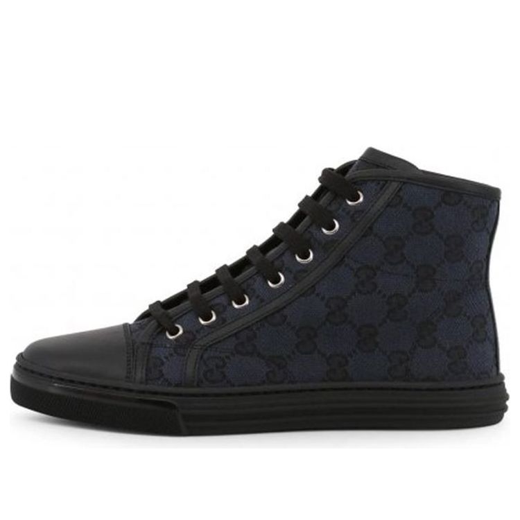 (WMNS) Gucci Monogram Canvas GG High  'Black' 426186-KQWM0-1948