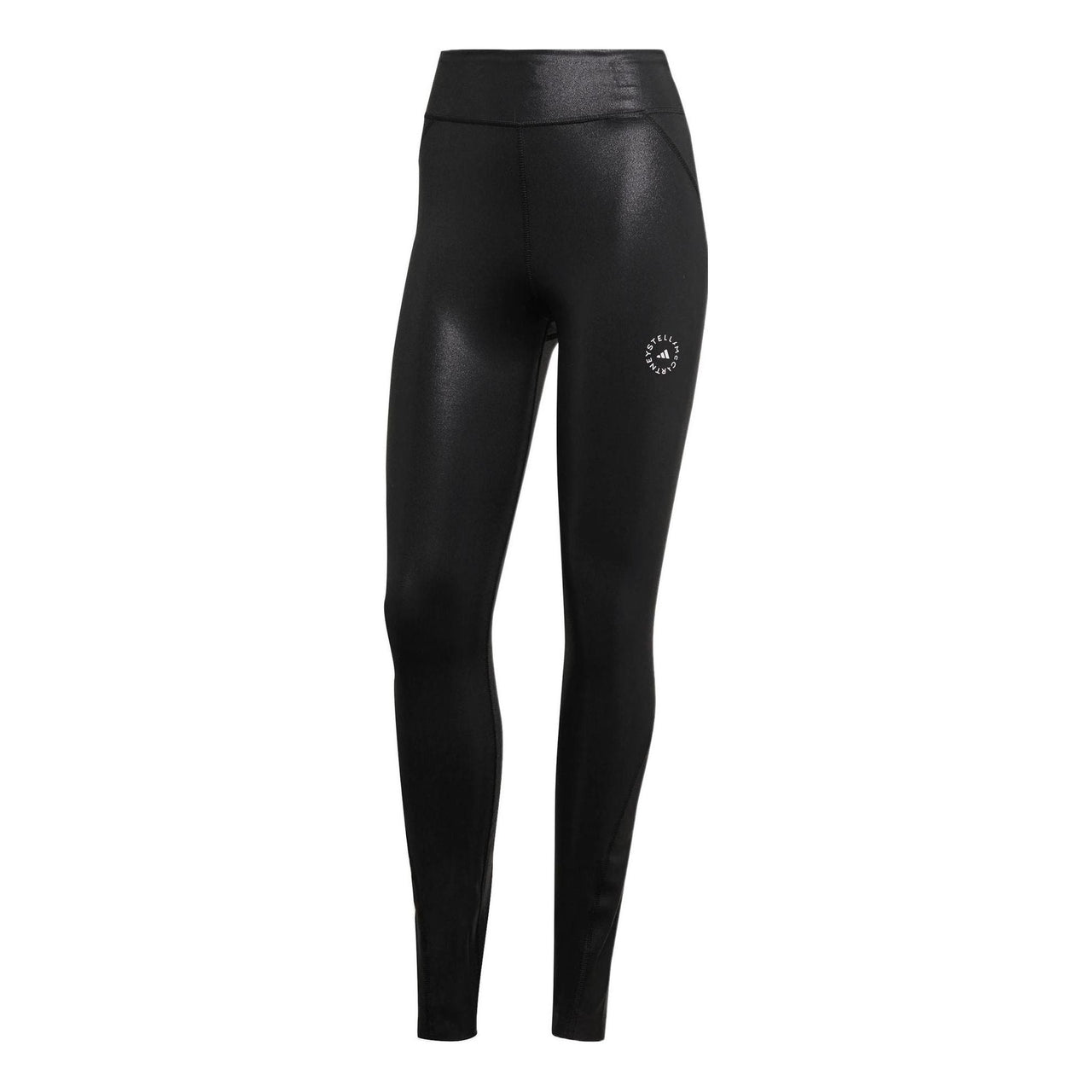 (WMNS) adidas by Stella McCartney Shiny Training Leggings 'Black' HI1937