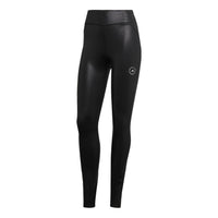 (WMNS) adidas by Stella McCartney Shiny Training Leggings 'Black' HI1937