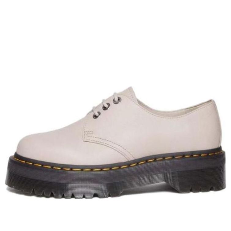Dr.Martens 1461 II Pisa Leather Platform Shoes 'Vintage Taupe' 31167348
