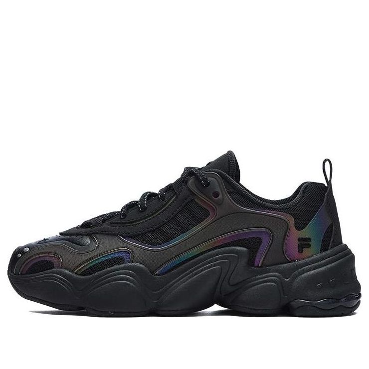 (WMNS) FILA FUSION TENACITY Chunky Sneakers 'Black' T12W311601FBK
