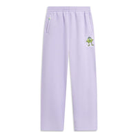(WMNS) Li-Ning x Disney Monster University Graphic Fleece Sweatpants 'Light Purple' AKLT818-2