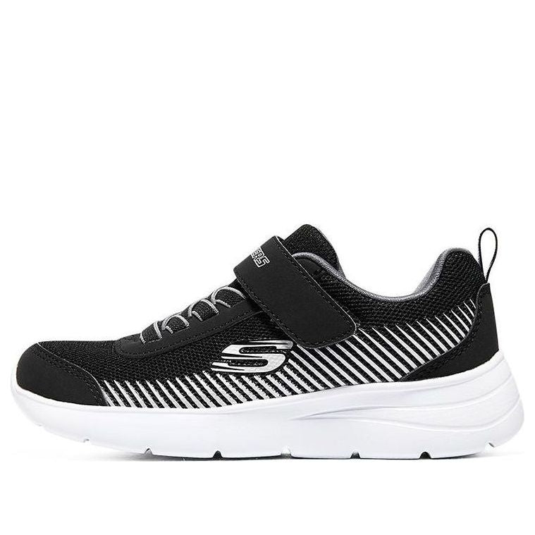 (GS) Skechers Microspec Gorza Shoes 'Black White' 415016L-BKGY