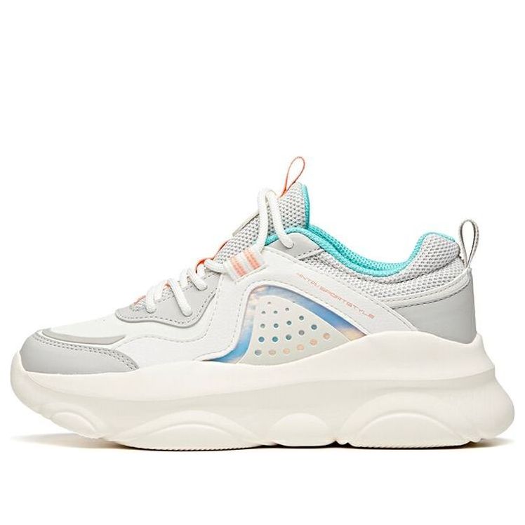 (WMNS) ANTA Life Series Sneakers 'Grey White' 122018886-1