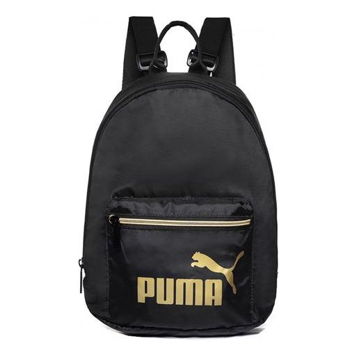 (WMNS) PUMA Core Seasonal Archive Backpack 'Black Gold' 076572-01