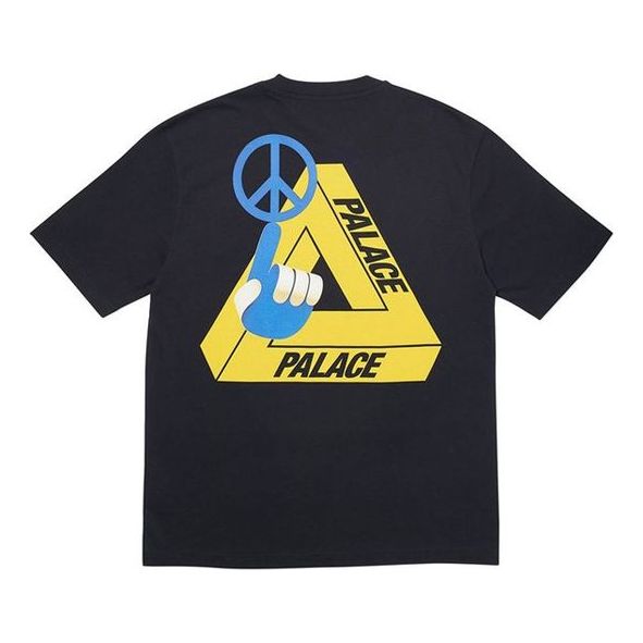 PALACE Tri-Smiler Back Large Printing Short Sleeve Unisex Black PAL-TST-BLK