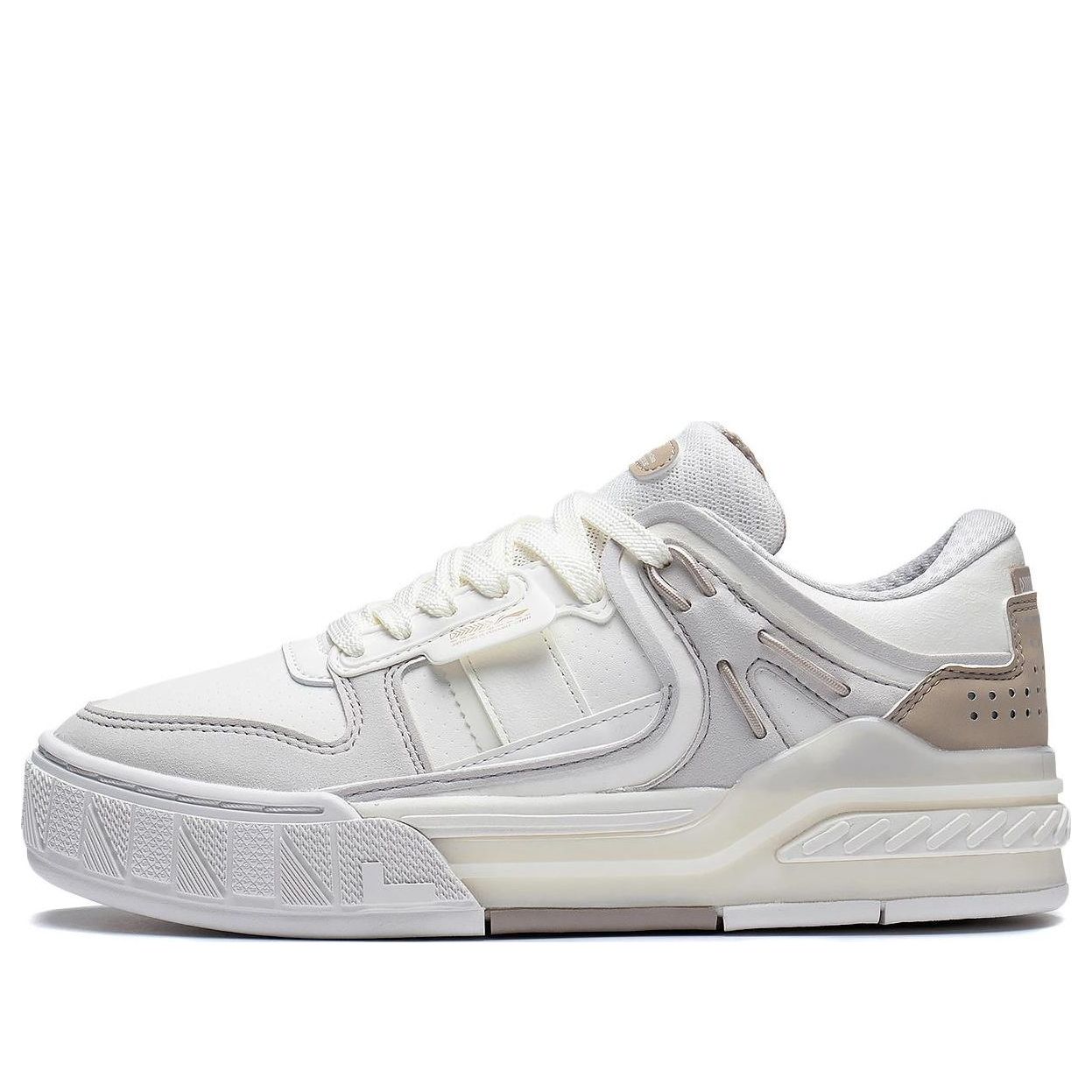 (WMNS) Li-Ning Dawn 'White Grey' AGCS354-1