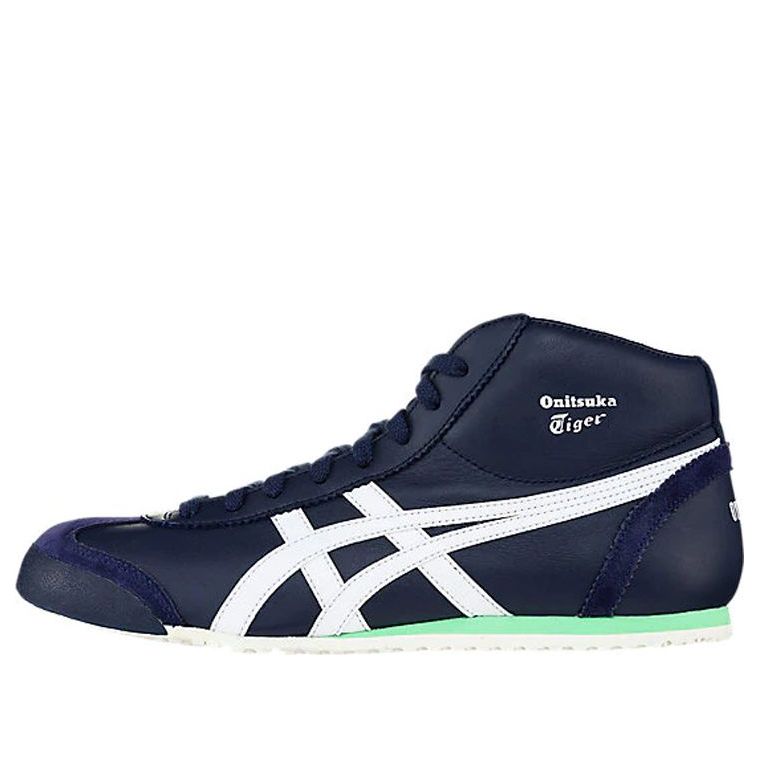 Onitsuka Tiger Mexico Mid Runner 'Dark Blue White Green' 1183A335-401