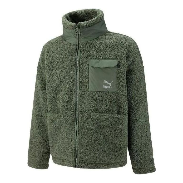 PUMA Patch Pocket Sherpa Jacket 'Green' 539570-64