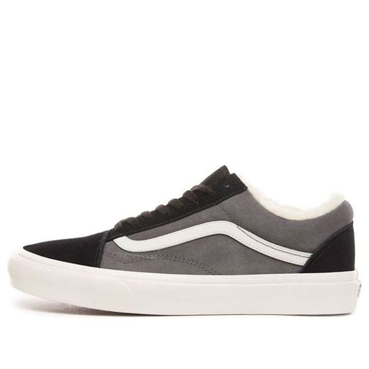 Vans Suede and Sherpa Old Skool 'Grey Black' VN0A38G1UPE