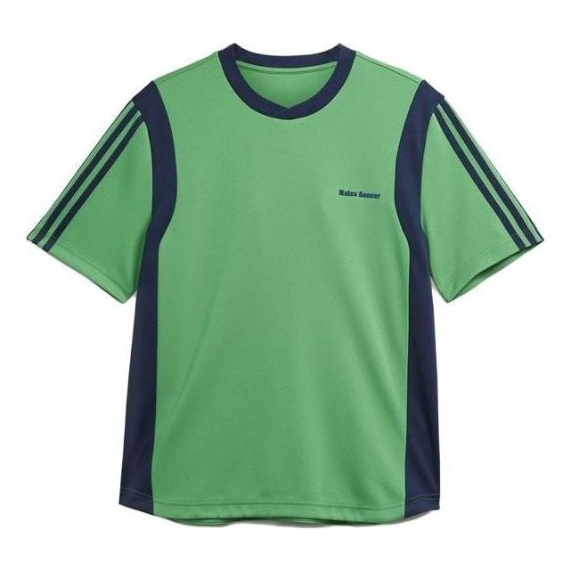 adidas x Wales Bonner Football T-Shirt 'Vivid Green' IT9782