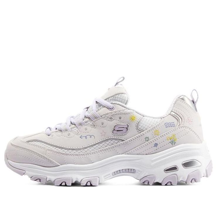 (WMNS) Skechers D'Lites 1.0 'Whtie' 896155-LAV