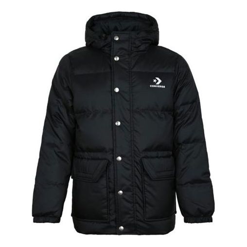 Converse Down Fill Puffer Jacket 'Black' 10006880-A01