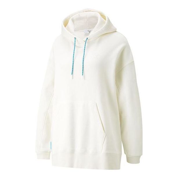 (WMNS) PUMA Infuse Pullover Hoodie 'White' 533421-65