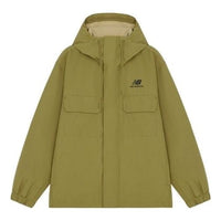 New Balance Men's New Balance Logo Sports Hooded Jacket Green AMJ14337-OV