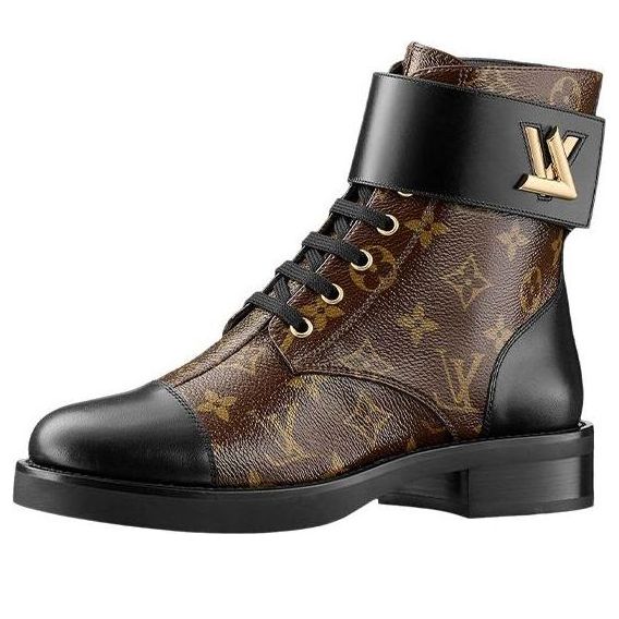 (WMNS) LOUIS VUITTON Wonderland Flat Ranger Boots 'Brown Monogram' 1AAV5W