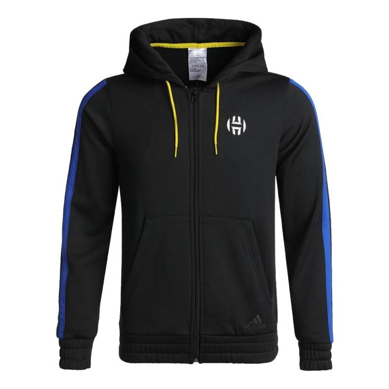 adidas Hrdn Fleece Fz Sports Jacket Black GP7619