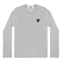COMME des GARCONS PLAY Long Sleeves Logo Tee 'Grey' AZ-T122-051-1