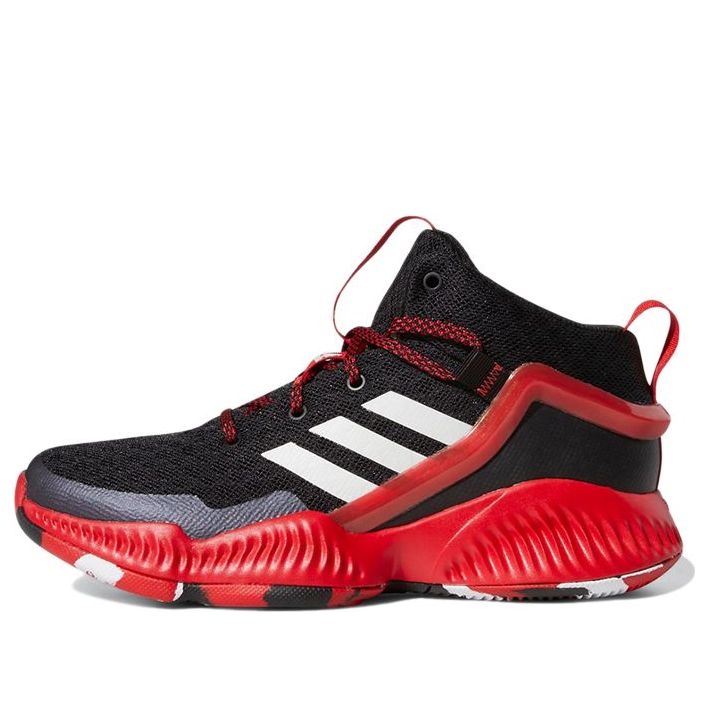 (GS) adidas Lockdown J Wear-resistant Non-Slip Black Red GZ3083