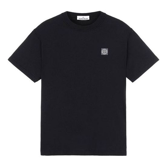 STONE ISLAND Logo T-shirt 'Black' 741523757-V0029